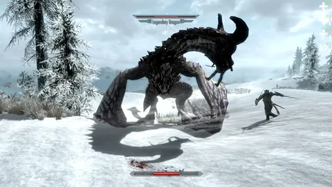 Fought my first Legendary Dragon after over 3,000 hours into this game. I'm the one in it's mouth.