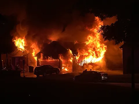 My neighbors were the 4th of July idiots