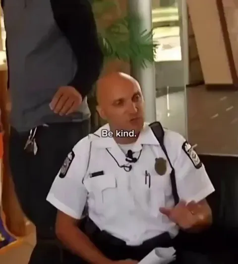 Officer reunites with man he saved from drowning 19 years ago.