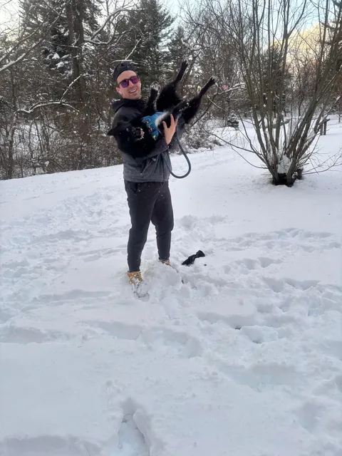 How it started -> How it’s going! Blessed to have found my best friend and adventure partner in a crowded rescue.