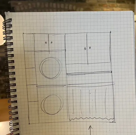 New laundry nook in our 150yr old house! After/Before and Full Process