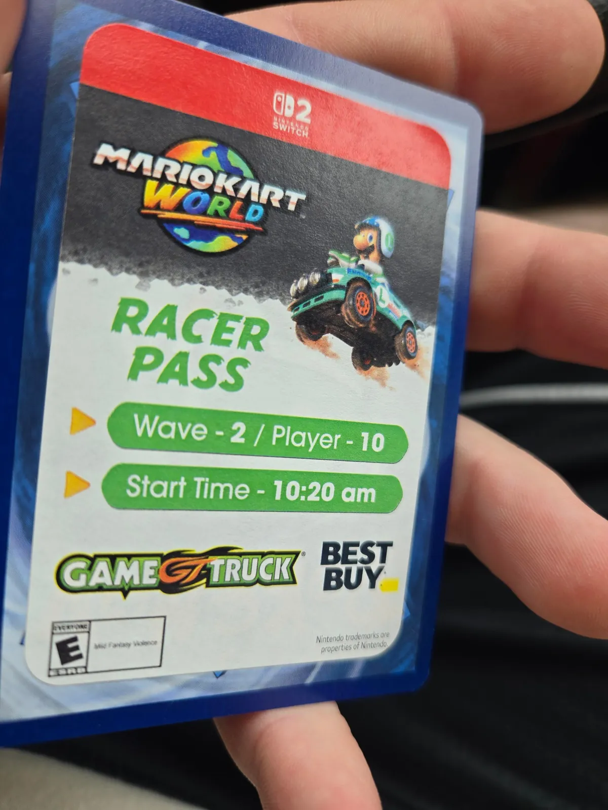 Won a coin at Best Buy Switch 2 event!