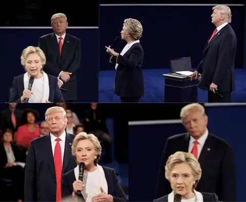 The second presidential debate at Washington University in St. Louis, Missouri, on October 9, 2016