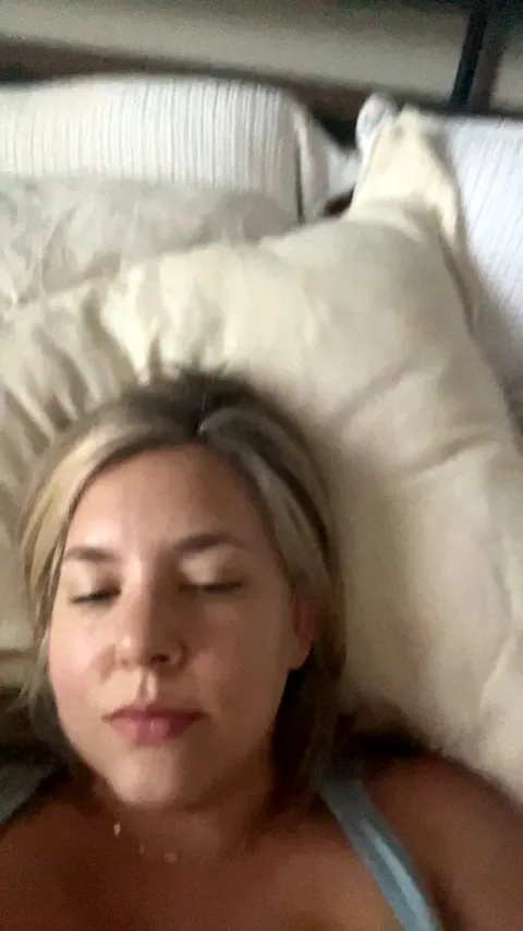 My huge tits needed some attention this morning