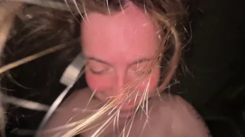 Authentic REAL reactions to her first time squirting from just sex!