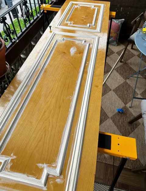 Closet door makeover!