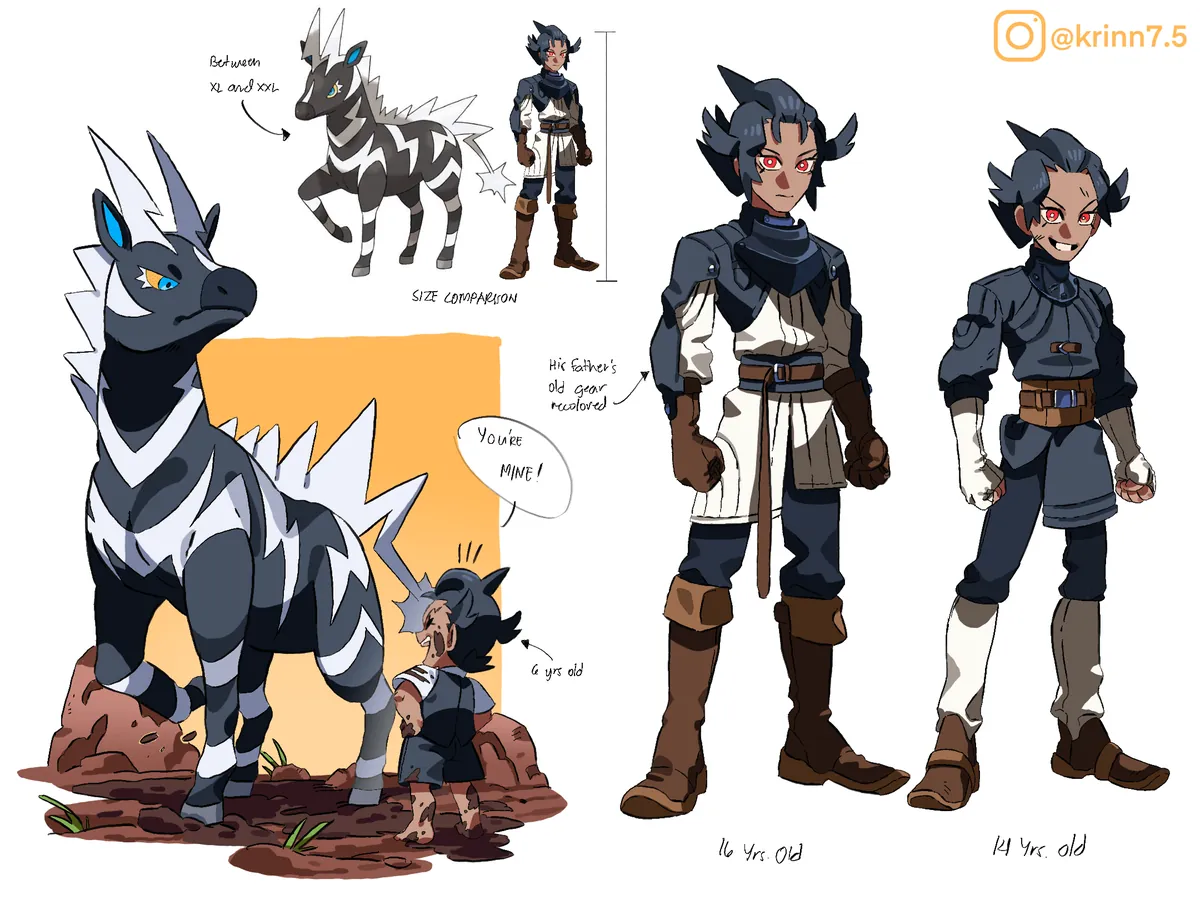 [OC] My take on Unova’s Legend of the Original Dragon