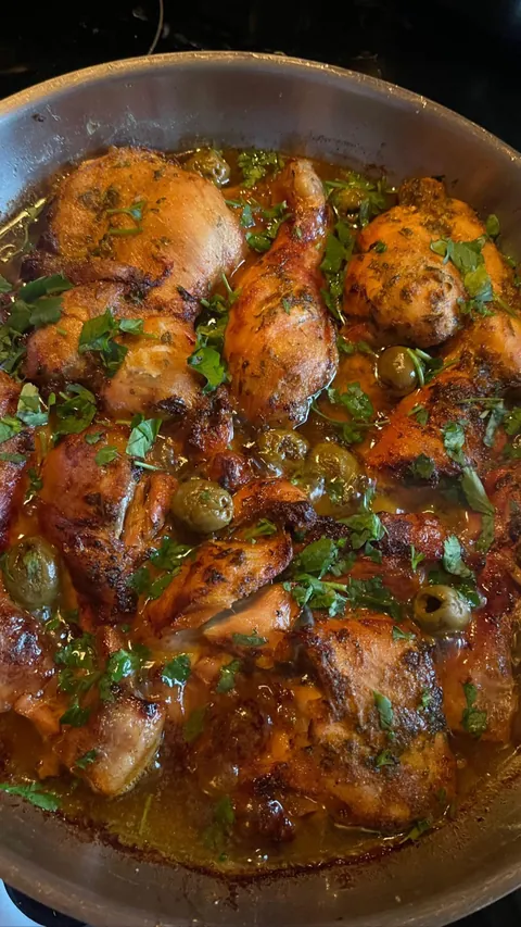 [homemade] chicken Moroccan tagine