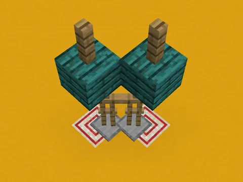 diagonal fence without mods