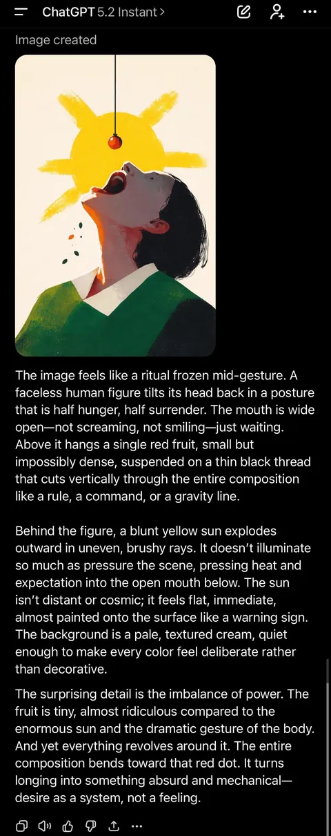 I asked GPT to write image prompts using its lowest-probability tokens