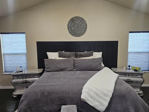 Wife wanted a built-in headboard