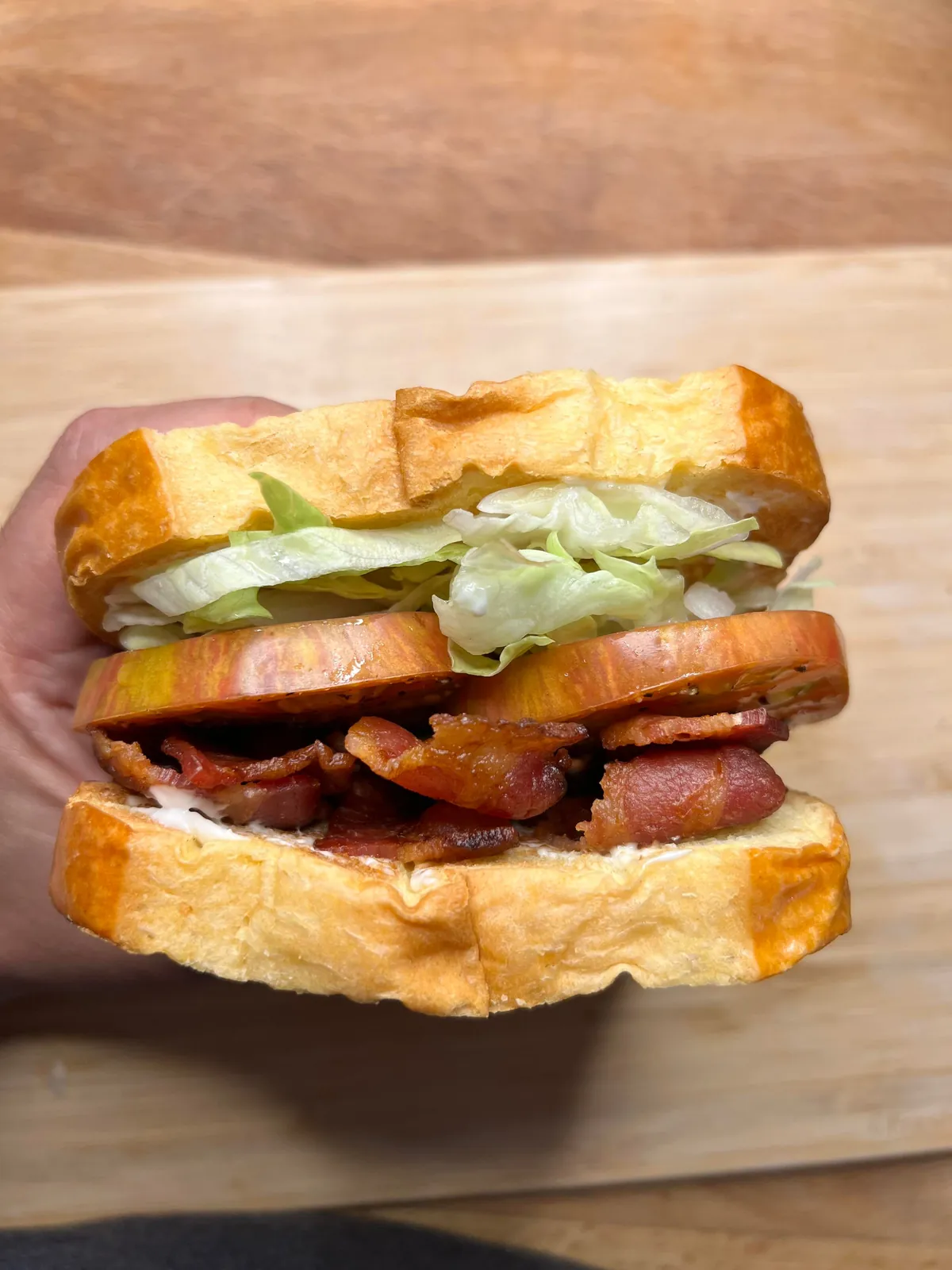 [homemade] Heirloom Tomato BLT