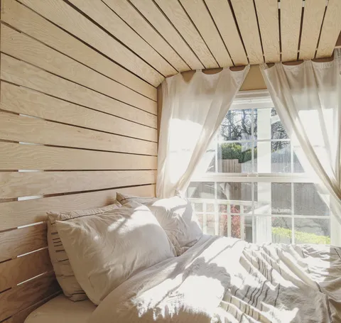 A cozy bed nook I made