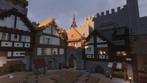 This castle took ~170 HOURS. Every room detailed!