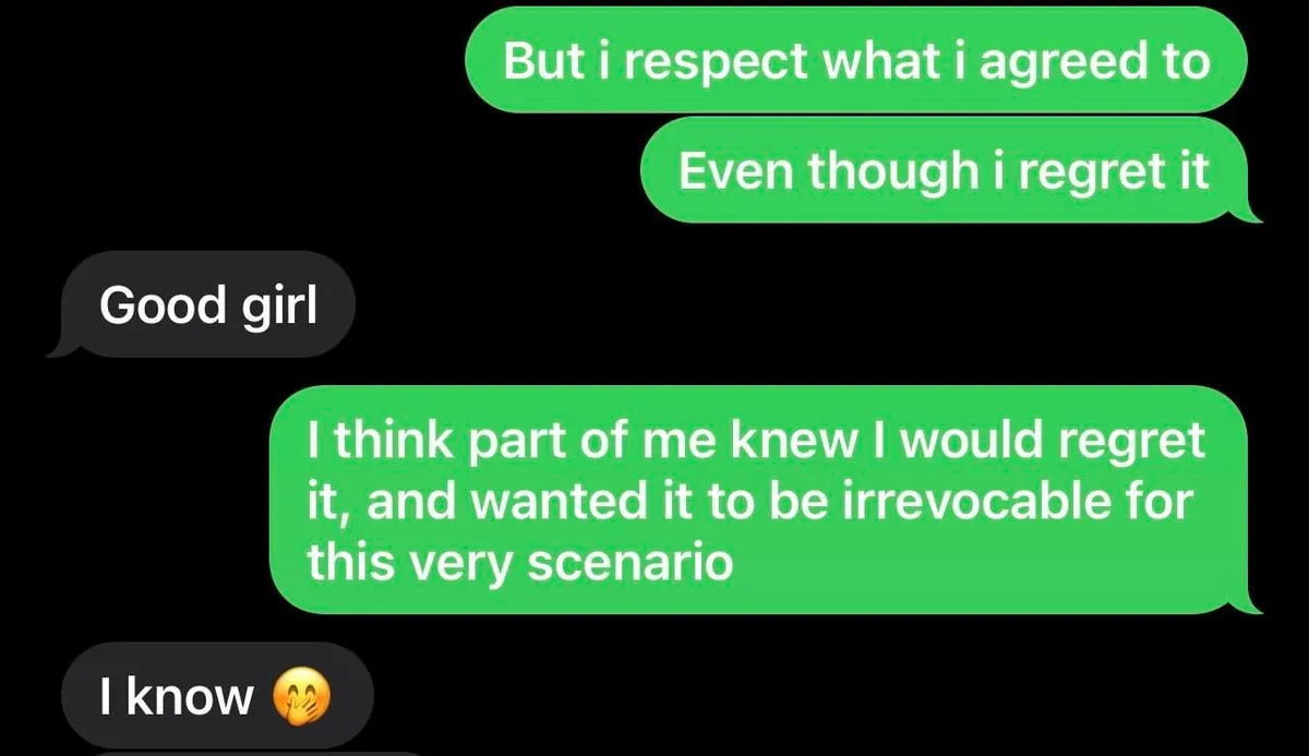 Permanent denial - feeling regret