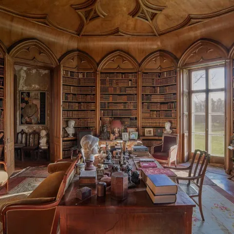 The Library at Rokeby [1066 x 1066]