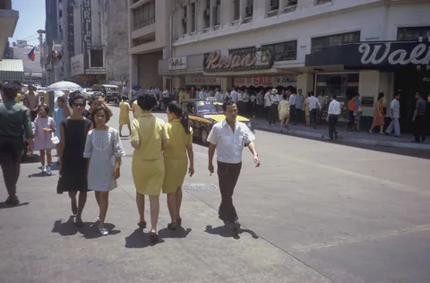 Escolta Street in Manila. (1968)