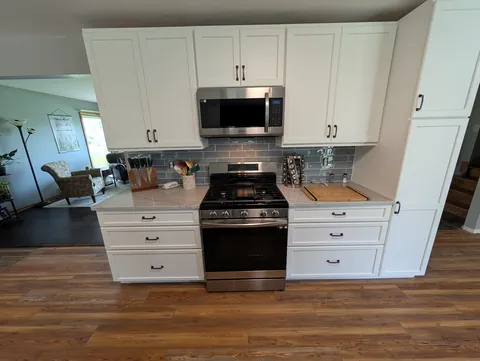 Remodeled Kitchen. Never tackled anything this large before but had great help.
