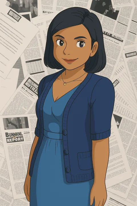 The Office in Studio Ghibli Style