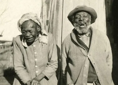 Husband and wife sharecroppers, Oklahoma, 1914