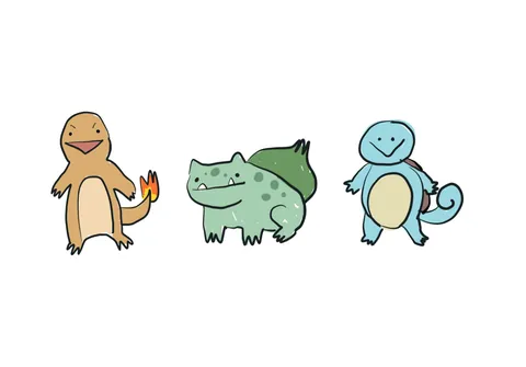 Give me a name of a Pokémon and I'll draw it from memory