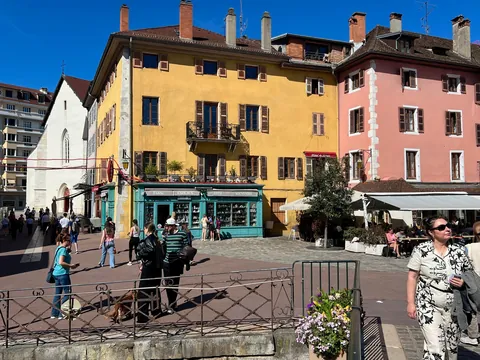 Springtime in Annecy, France.