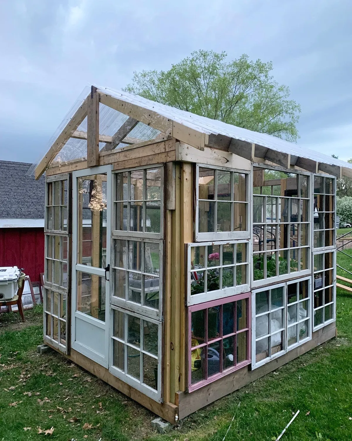 My husband is building me a greenhouse. I’m in love!