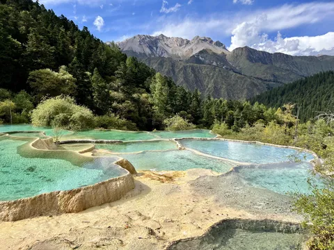 Huanglong limestone pools, Sichuan, China [4032 x 3024] [OC]