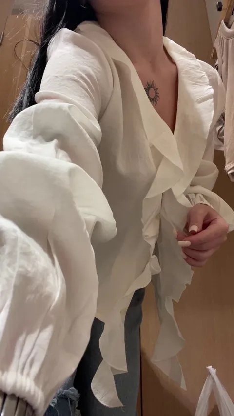 totally naked in changing room