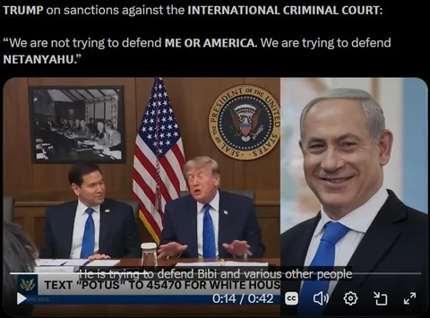 Trump, ICC and Netanyahu