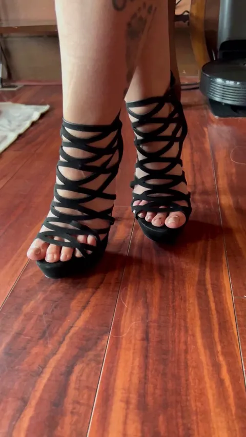 Like my stilettos or were you looking elsewhere?