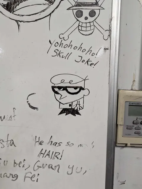 There's a disused whiteboard at work that I've been taking advantage of during my breaks [Multiple Shows]