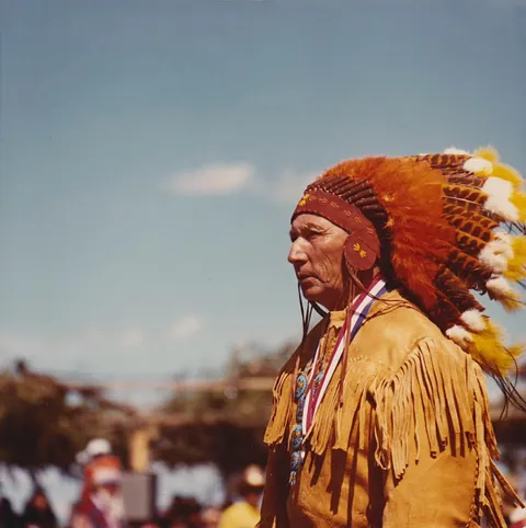 My Great Grandfather when he was the Chief of my reserve (1970s)