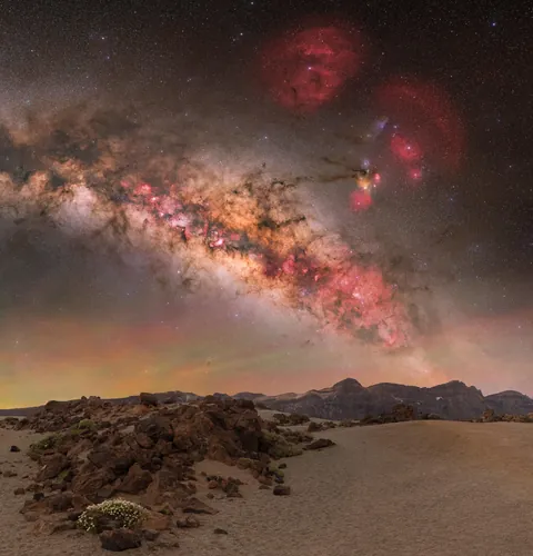 The Milky Way Core in Tenerife