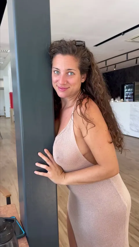 Getting rid of all those pesky clothes and stripping fully naked in a restaurant!