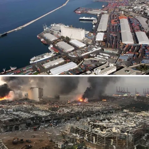 Beirut port aftermath