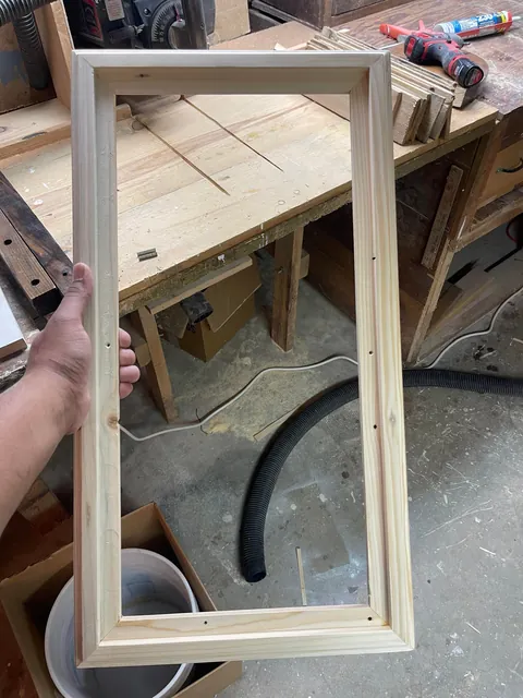 I made my self a night stand table with a tile from lowes and some scrap wood out pallets