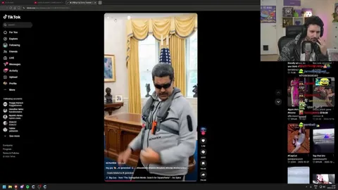 Nymn checks out his Tik Tok fyp