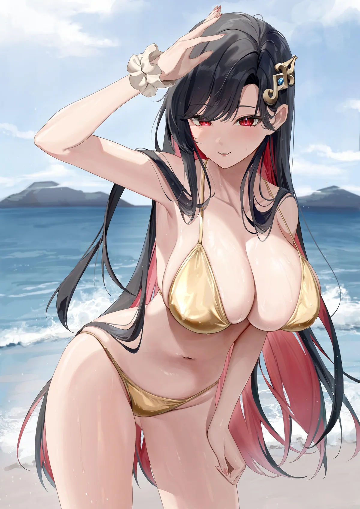 Sachi on a holiday at the beach (illian0919)