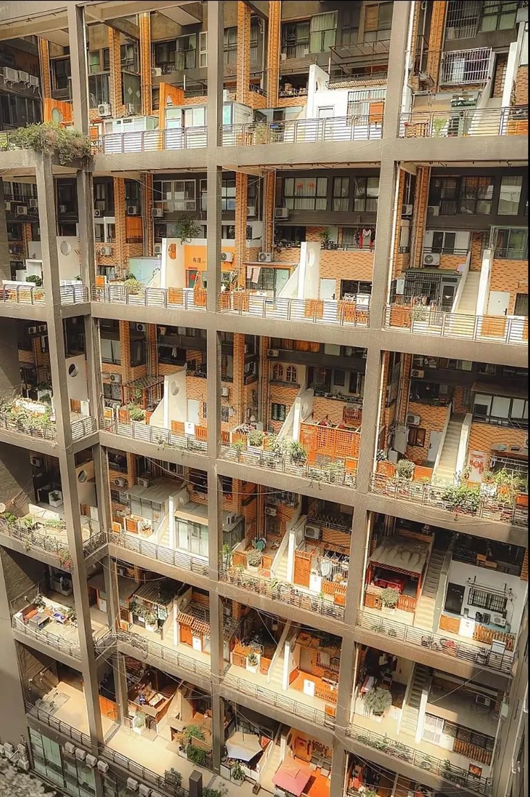 Very cool apartment design in Chengdu