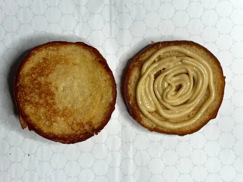 [Homemade] smash burgers with chicken-fried bacon