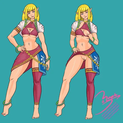 Bratty Skyward Sword Zelda (Octopode)