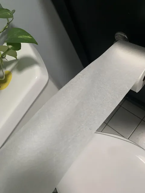 Scott tissue no longer has tear lines, is one long piece