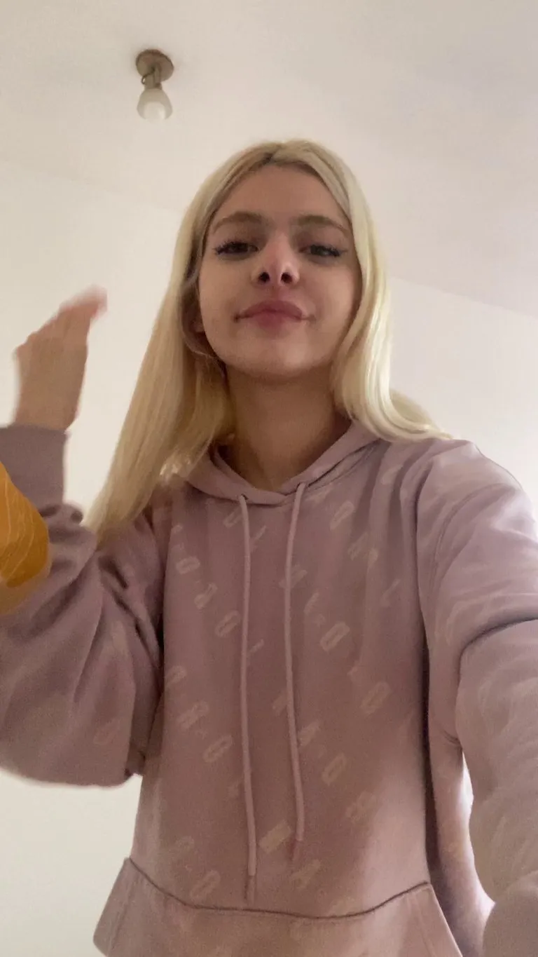 Barely legal and barely able to resist showing off to older men