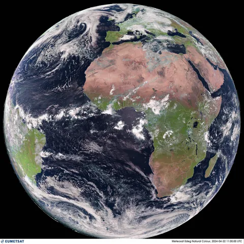 Happy Earth Day! Here's a stunning image of our home, 36,000 km away from space.