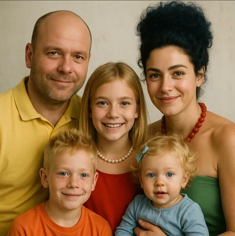 Lifelike portrait of The Simpsons