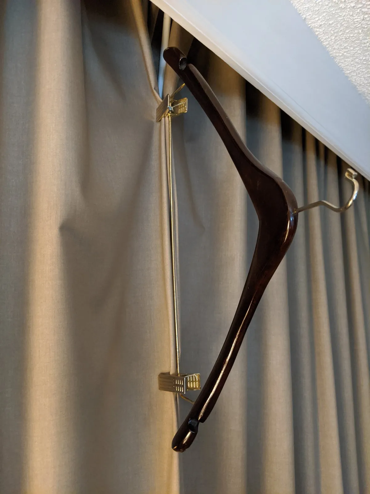 Tired of hotel curtains not closing all the way?
