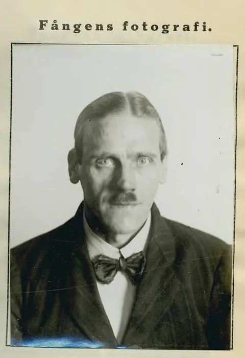 My Great Uncle from 1902 to 1932 through jail and police photos (Sweden).