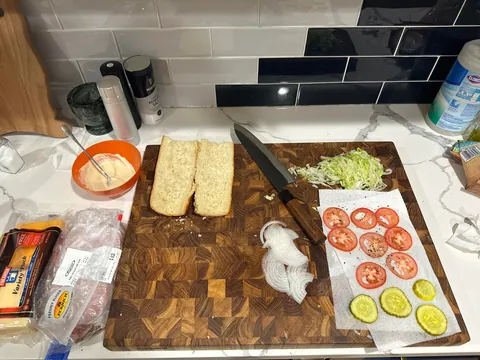 [homemade] prime rib, salami and cheddar