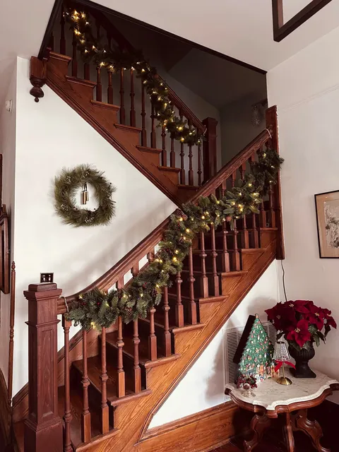Holiday coziness from our 123 year old home